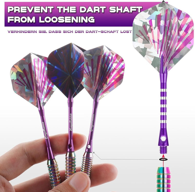 Laad afbeelding in Galerijviewer, Softtip dartpijlen 3 stuks 18 gram met aluminium shafts en reserveflights – elektronische darts – dartaccessoires - happygetfit.com
