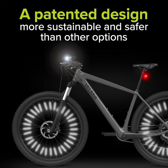 Spaakreflectoren set voor fiets met 360° zichtbaarheid en kliksysteem – fietsreflectoren – spaakreflectoren - happygetfit.com