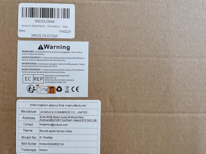 Laden Sie das Bild in Galerie -Viewer, spaakspanningmeter, fietsspaken tensiemeter kalibratiegereedschap fietsreparatiegereedschap met 2 spaaksleutels precies voor fietsbandspaken fabricage of correctie (Rood) - happygetfit.com
