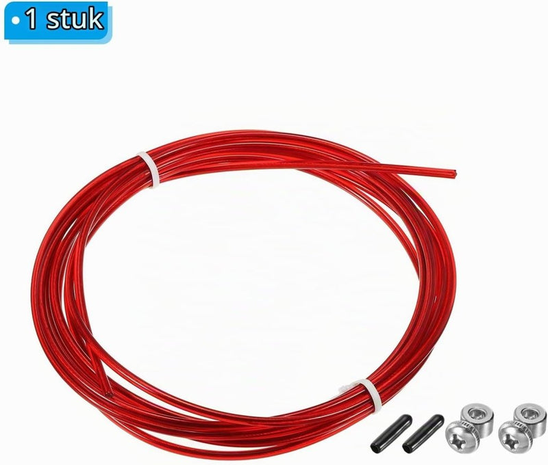Laden Sie das Bild in Galerie -Viewer, Speed jump rope vervangingskabel 3 meter x 2,5 mm rood – springtouw kabel – fitness accessoires - happygetfit.com
