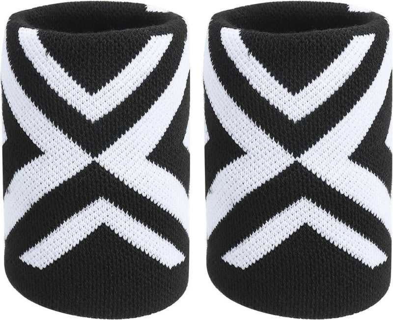 Laden Sie das Bild in Galerie -Viewer, Sport polszweetbanden 2 stuks voor dames en heren – absorberende polsbandjes – fitness accessoires - happygetfit.com
