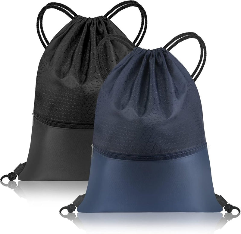 Charger l’image dans la visionneuse de galerie, Sport rugzak met trekkoord 41 x 33,5 cm van slijtvast Oxford met gaasvak en hoofdtelefoonopening – zwemtas – gymrugzak - happygetfit.com
