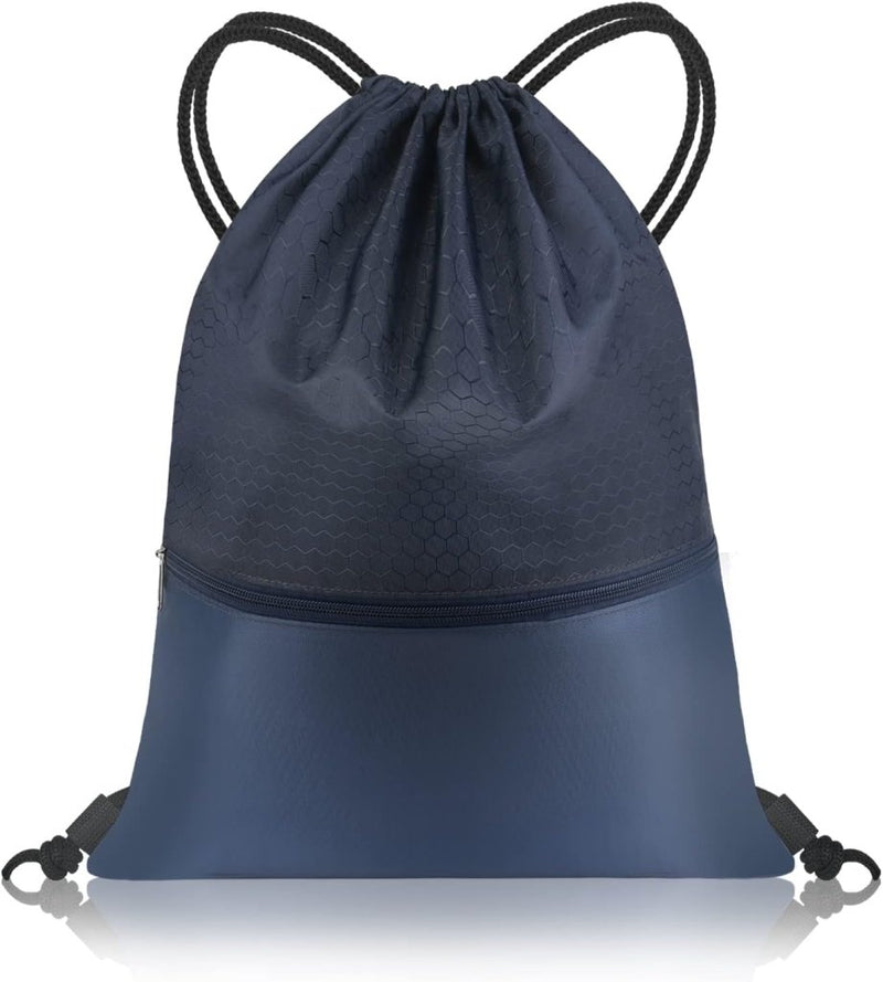 Charger l’image dans la visionneuse de galerie, Sport rugzak met trekkoord 41 x 33,5 cm van slijtvast Oxford met gaasvak en hoofdtelefoonopening – zwemtas – gymrugzak - happygetfit.com
