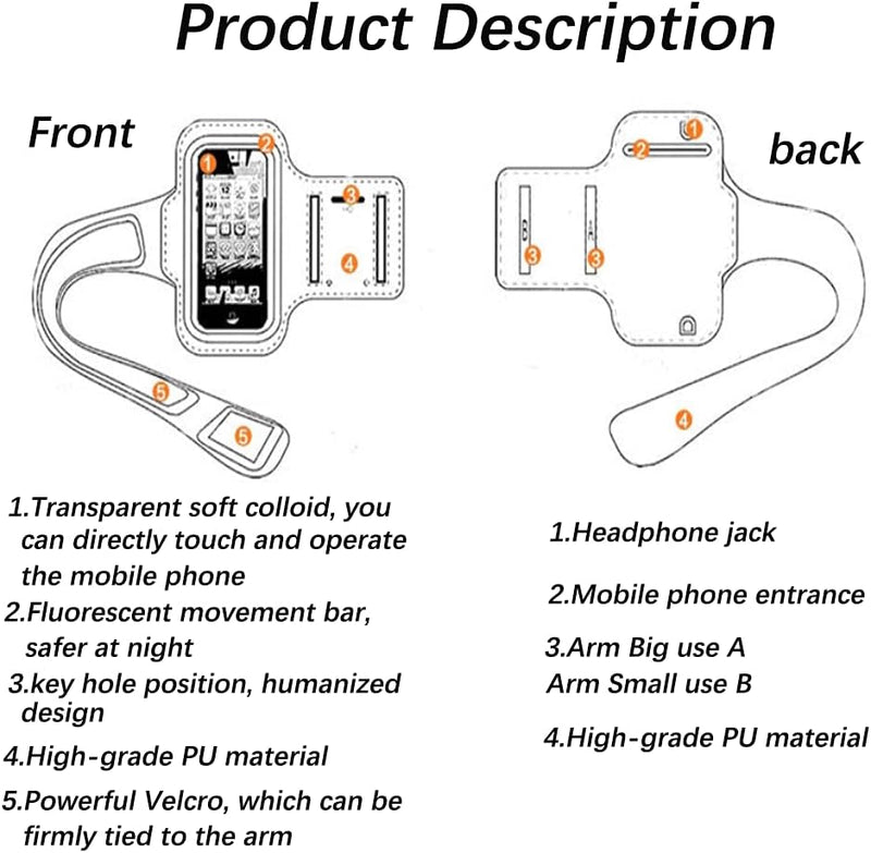 Laden Sie das Bild in Galerie -Viewer, Sportarmband, universeel, verstelbaar, hardlopen, armband, smartphone hardlopen, compatibel met telefoon tot 16,5 cm, voor joggen, fitnessstudio, fietsen, wandelen - happygetfit.com
