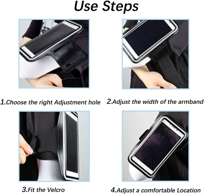 Laden Sie das Bild in Galerie -Viewer, Sportarmband, universeel, verstelbaar, hardlopen, armband, smartphone hardlopen, compatibel met telefoon tot 16,5 cm, voor joggen, fitnessstudio, fietsen, wandelen - happygetfit.com
