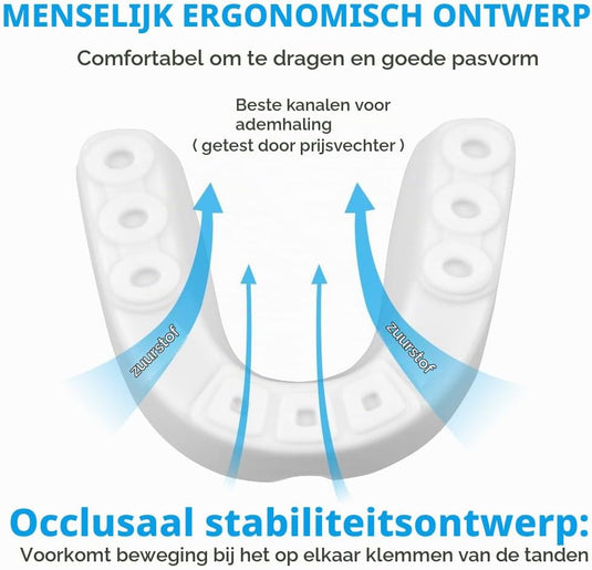 Sportgebitsbeschermers voor kinderen en jongeren 2 stuks van schokabsorberend EVA voor boksen rugby en MMA – tandbescherming – vechtsportbitjes - happygetfit.com