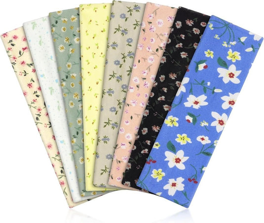 Sporthoofdbanden 8 stuks van elastisch polyester met antislip pasvorm voor hardlopen yoga en fitness – zweetabsorberende haarbanden – sportbandana - happygetfit.com