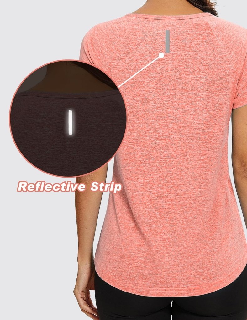 Laad afbeelding in Galerijviewer, Sportshirt dames met ronde hals en raglanmouwen van sneldrogende stretchstof – hardloopshirt – trainingskleding - happygetfit.com
