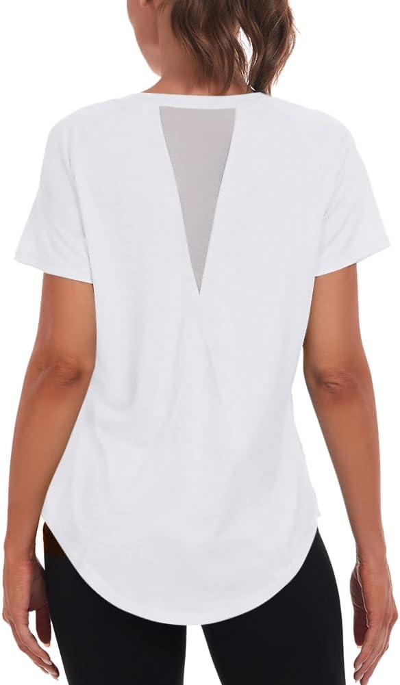 Laad afbeelding in Galerijviewer, ✨ Sportshirt voor dames – stijlvol, ademend en perfect voor elke workout 💪 - happygetfit.com
