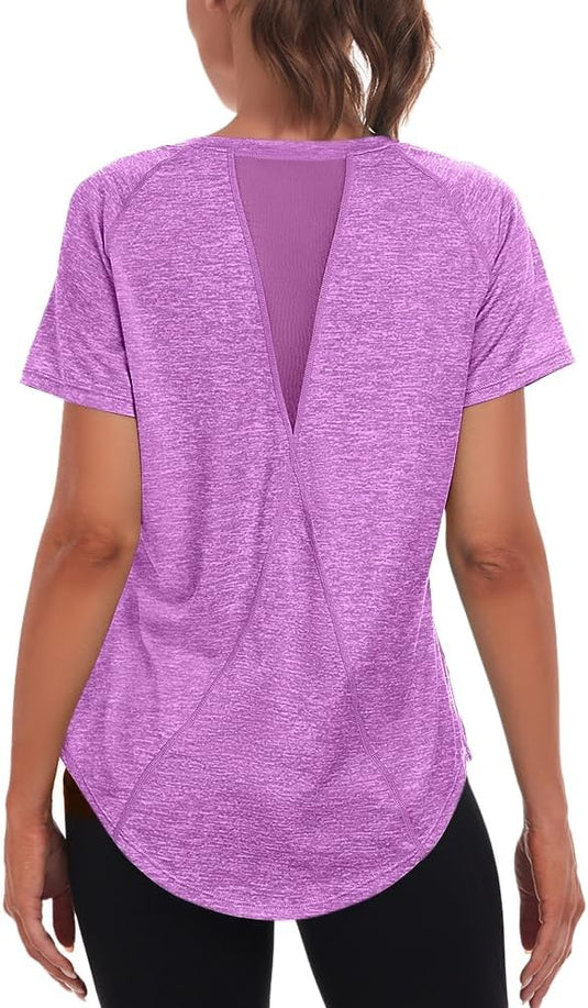 ✨ Sportshirt voor dames – stijlvol, ademend en perfect voor elke workout 💪 - happygetfit.com