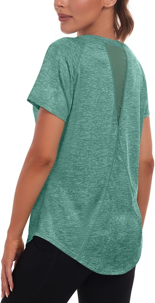 Laad afbeelding in Galerijviewer, ✨ Sportshirt voor dames – stijlvol, ademend en perfect voor elke workout 💪 - happygetfit.com
