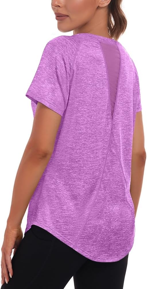Laad afbeelding in Galerijviewer, ✨ Sportshirt voor dames – stijlvol, ademend en perfect voor elke workout 💪 - happygetfit.com

