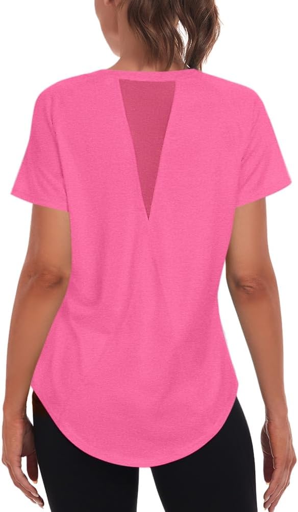 Laad afbeelding in Galerijviewer, ✨ Sportshirt voor dames – stijlvol, ademend en perfect voor elke workout 💪 - happygetfit.com
