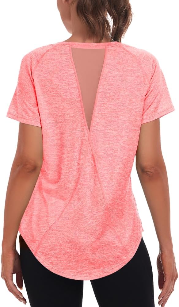 Laad afbeelding in Galerijviewer, ✨ Sportshirt voor dames – stijlvol, ademend en perfect voor elke workout 💪 - happygetfit.com
