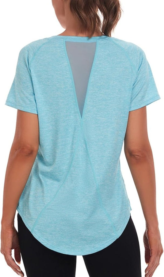 ✨ Sportshirt voor dames – stijlvol, ademend en perfect voor elke workout 💪 - happygetfit.com