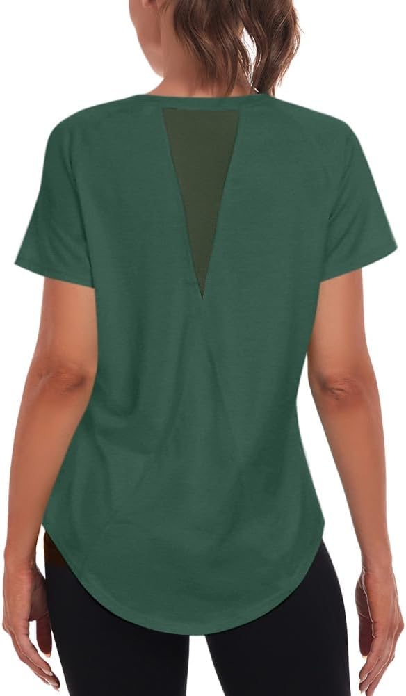 Laad afbeelding in Galerijviewer, ✨ Sportshirt voor dames – stijlvol, ademend en perfect voor elke workout 💪 - happygetfit.com
