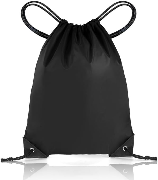 Bild im Galerie-Viewer laden, Sporttas met trekkoord 33 x 42 cm van lichtgewicht polyester met verstelbare schouderkoorden – gymtas – zwemtas - happygetfit.com

