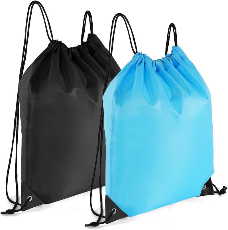 Bild im Galerie-Viewer laden, Sporttas met trekkoord 33 x 42 cm van lichtgewicht polyester met verstelbare schouderkoorden – gymtas – zwemtas - happygetfit.com
