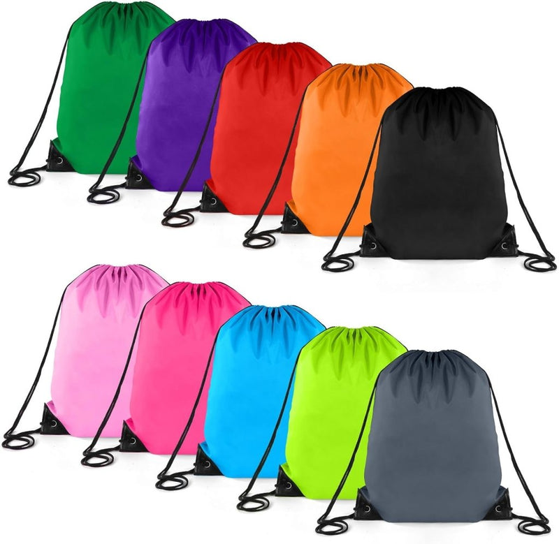 Bild im Galerie-Viewer laden, Sporttas met trekkoord 33 x 42 cm van lichtgewicht polyester met verstelbare schouderkoorden – gymtas – zwemtas - happygetfit.com
