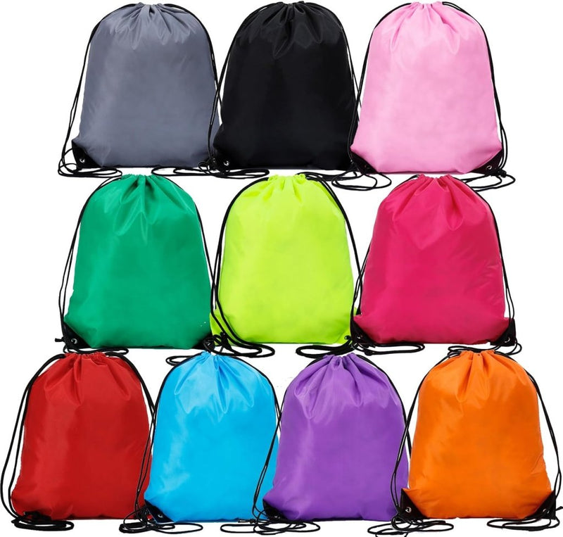 Bild im Galerie-Viewer laden, Sporttas met trekkoord 33 x 42 cm van lichtgewicht polyester met verstelbare schouderkoorden – gymtas – zwemtas - happygetfit.com
