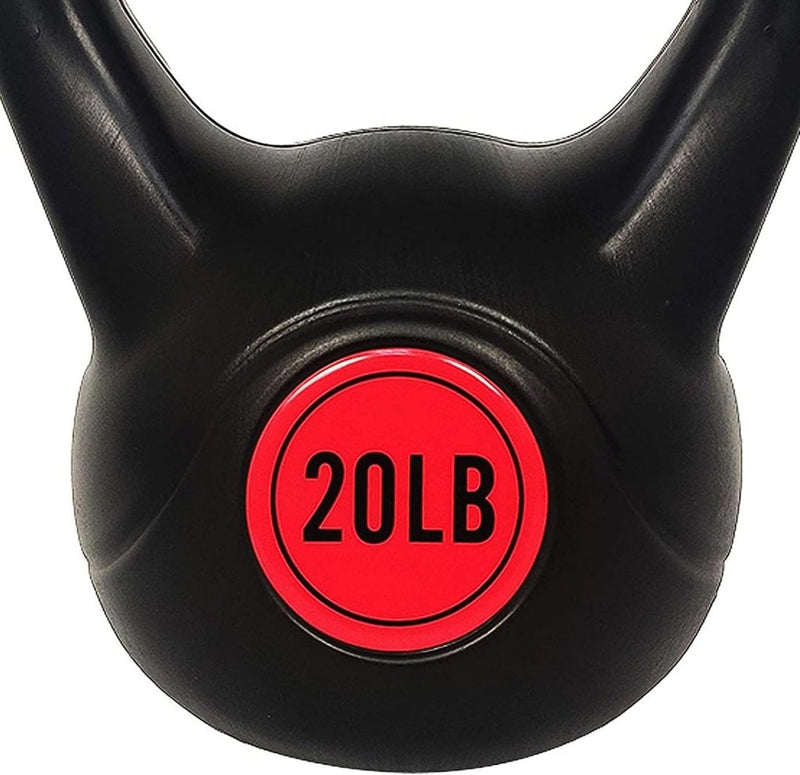 Load image into Gallery viewer, Sporzon! Kettlebell met brede grip, fitnessgewicht, set van 4, inclusief 2,3 kg, 4,5 kg, 6,8 kg, 9,1 kg, meerkleurig - happygetfit.com
