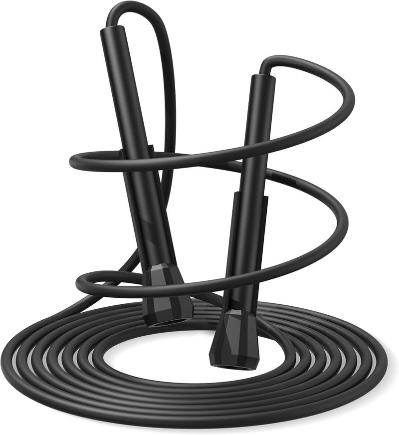Bild im Galerie-Viewer laden, Springtouwen 4 stuks verstelbaar tot 280 cm met antislip handgrepen voor fitness en conditietraining – speedrope – touwspringen - happygetfit.com

