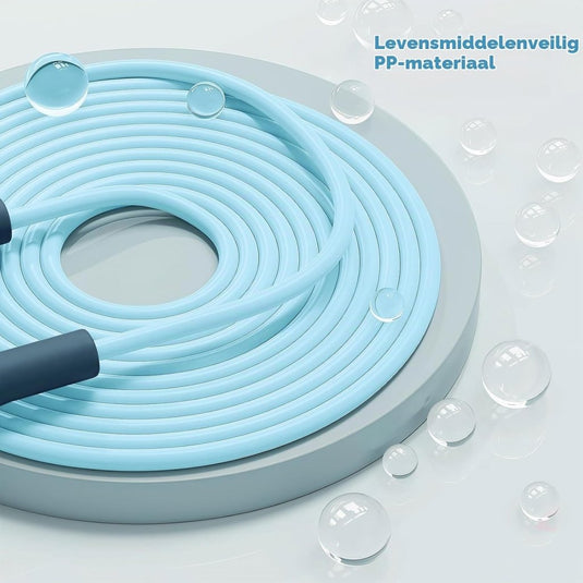 Springtouwen 4 stuks verstelbaar tot 280 cm met antislip handgrepen voor fitness en conditietraining – speedrope – touwspringen - happygetfit.com