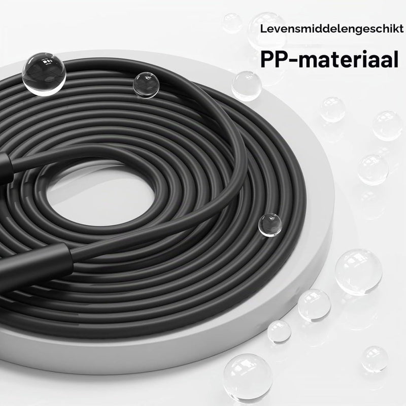 Bild im Galerie-Viewer laden, Springtouwen 4 stuks verstelbaar tot 280 cm met antislip handgrepen voor fitness en conditietraining – speedrope – touwspringen - happygetfit.com
