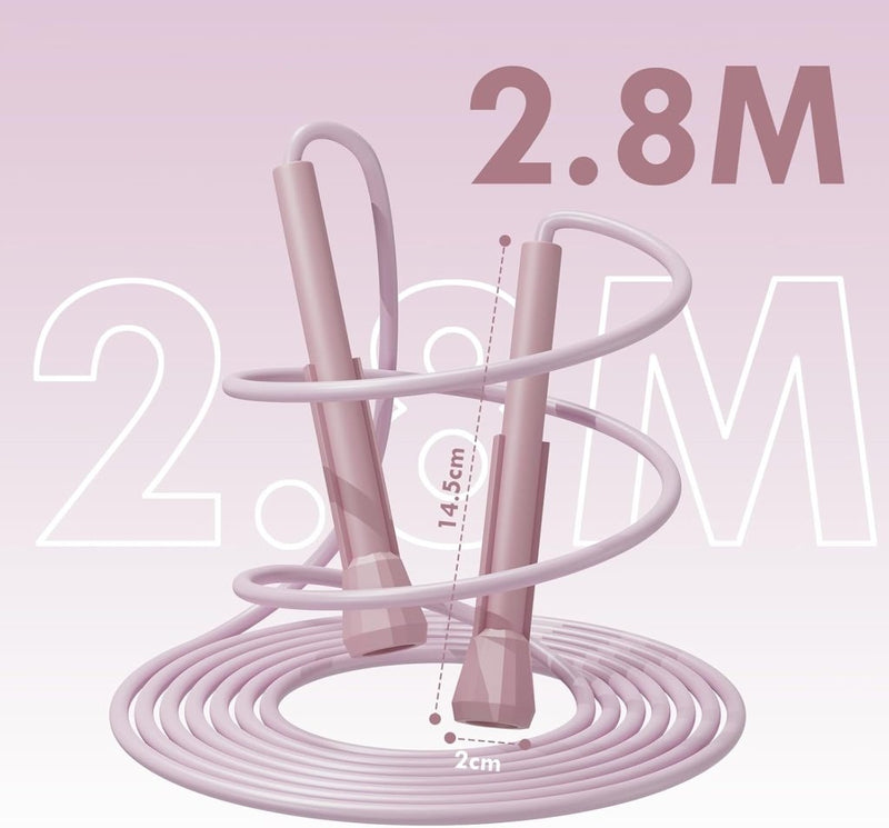 Bild im Galerie-Viewer laden, Springtouwen 4 stuks verstelbaar tot 280 cm met antislip handgrepen voor fitness en conditietraining – speedrope – touwspringen - happygetfit.com

