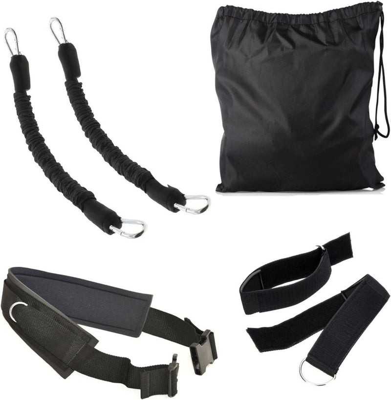 Laad afbeelding in Galerijviewer, Springtrainer weerstandsband set met verstelbare gordel - happygetfit.com
