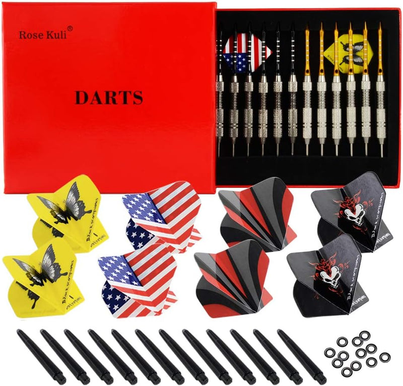 Laad afbeelding in Galerijviewer, Steel Tip Darts, Brass Barrels Stainless Needle - happygetfit.com
