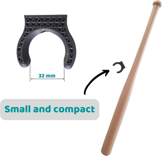 ⚾ Stijlvolle en duurzame honkbalknuppel houder – Eenvoudig te monteren! - happygetfit.com