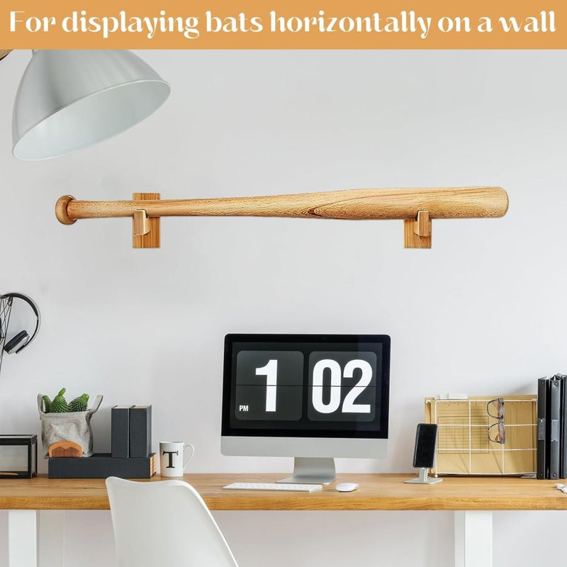 Load image into Gallery viewer, ⚾ Stijlvolle honkbalknuppel houder – Horizontale wandmontage! - happygetfit.com
