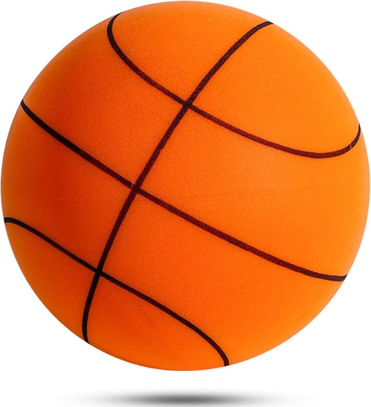 Stille indoor basketbal 24 cm oranje - happygetfit.com