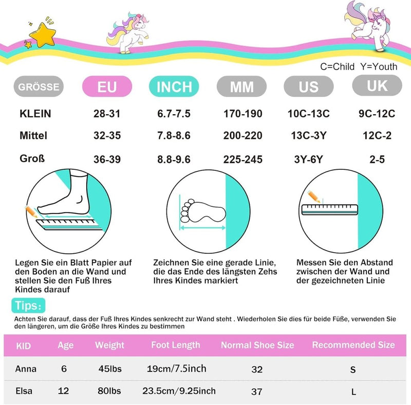 Load image into Gallery viewer, SULIFEEL Rainbow Unicorn Verstelbare zwarte rolschaatsen voor kinderen, met lichtgevende wielen, voor jongens - happygetfit.com
