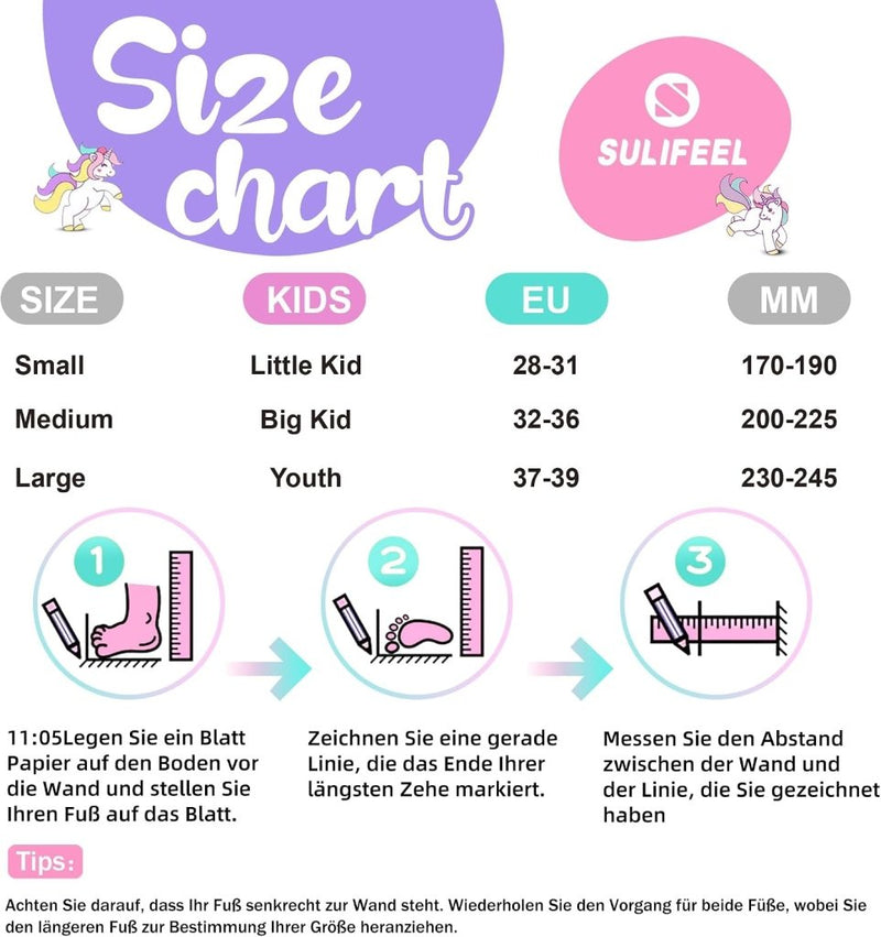 Load image into Gallery viewer, SULIFEEL Rainbow Unicorn Verstelbare zwarte rolschaatsen voor kinderen, met lichtgevende wielen, voor jongens - happygetfit.com
