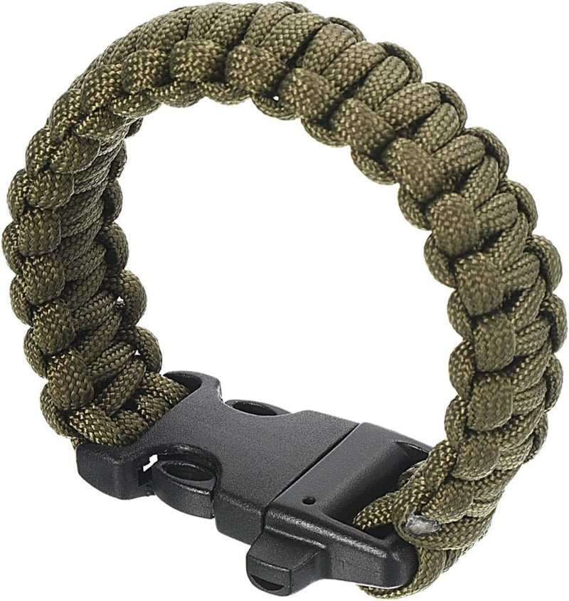 Laden Sie das Bild in Galerie -Viewer, Survival paracord armband 25 cm gevlochten met gesp – outdoor armband – camping accessoires - happygetfit.com
