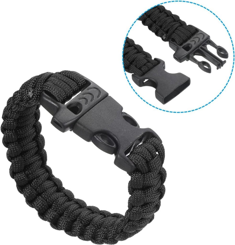 Laden Sie das Bild in Galerie -Viewer, Survival paracord armband 25 cm gevlochten met gesp – outdoor armband – camping accessoires - happygetfit.com
