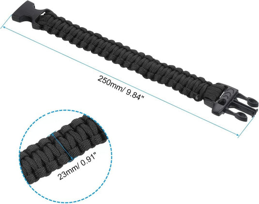 Survival paracord armband 25 cm gevlochten met gesp – outdoor armband – camping accessoires - happygetfit.com