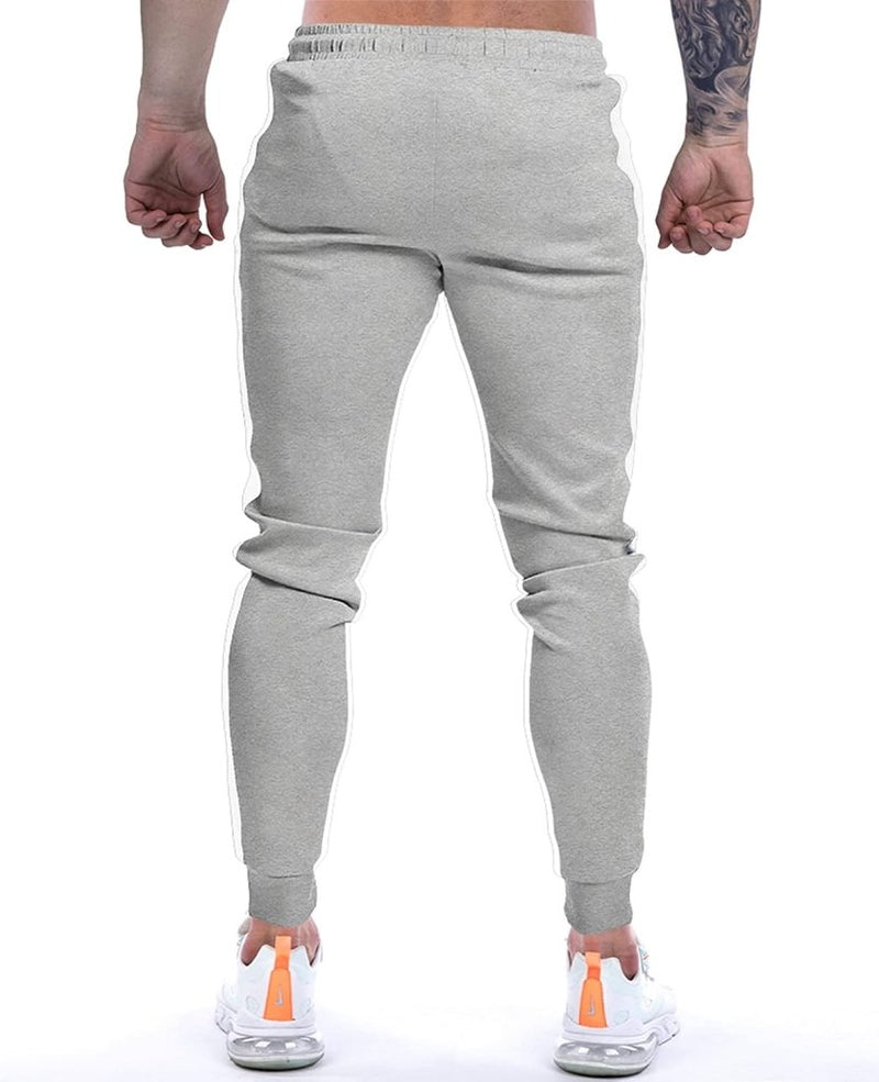 Laad afbeelding in Galerijviewer, Suwangi Joggingbroek voor heren, fitnesssportbroek, joggingbroek, sweatpants, strepen, slim fit, vrijetijdsbroek - happygetfit.com
