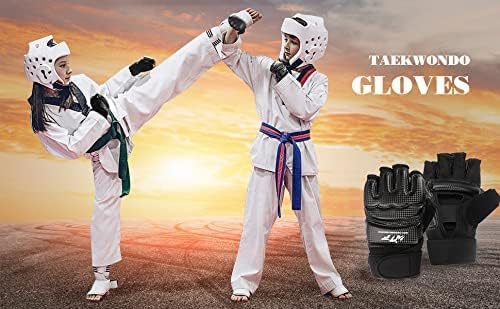 Taekwondo Vechtsporthandschoenen, LangRay bokshandschoenen, punchinghandschoenen, MMA handschoenen voor sparring, martial arts, bokszak, trainingshandschoenen voor volwassenen en kinderen - happygetfit.com