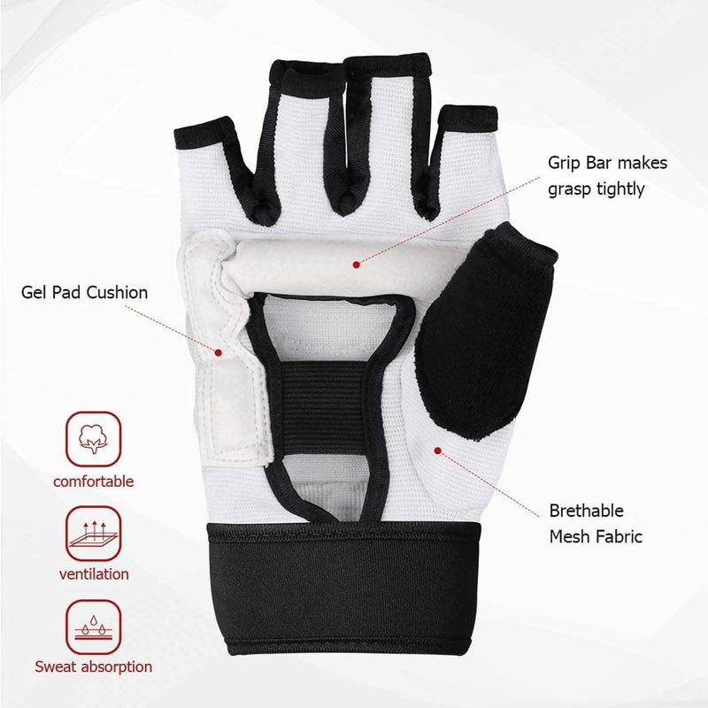 Laad afbeelding in Galerijviewer, Taekwondo Vechtsporthandschoenen, LangRay bokshandschoenen, punchinghandschoenen, MMA handschoenen voor sparring, martial arts, bokszak, trainingshandschoenen voor volwassenen en kinderen - happygetfit.com
