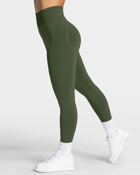 TAYOEA Compressie Sportlegging voor dames Yoga Lange Slim Fit Fitness Gymbroek Ondoorzichtige Scrunch Butt Yogabroek Naadloos Push-up Hoge taille Workout Fitness Jogging - happygetfit.com