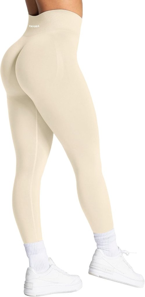 Load image into Gallery viewer, TAYOEA Compressie Sportlegging voor dames Yoga Lange Slim Fit Fitness Gymbroek Ondoorzichtige Scrunch Butt Yogabroek Naadloos Push-up Hoge taille Workout Fitness Jogging - happygetfit.com
