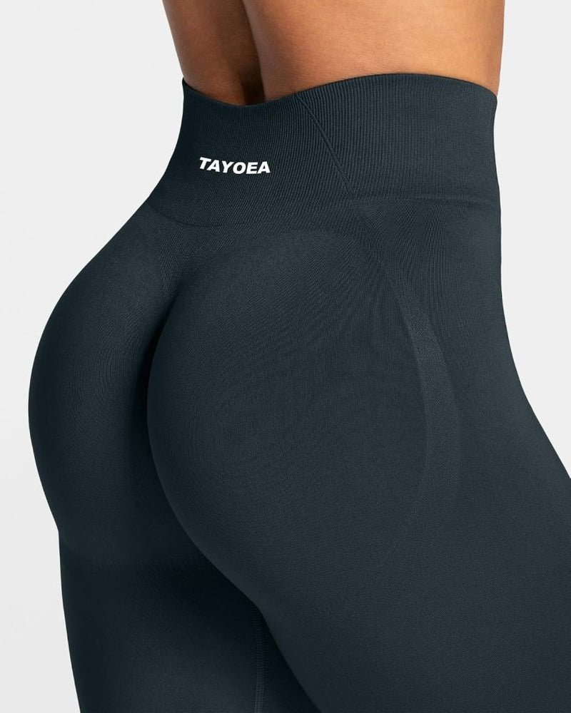 Load image into Gallery viewer, TAYOEA Compressie Sportlegging voor dames Yoga Lange Slim Fit Fitness Gymbroek Ondoorzichtige Scrunch Butt Yogabroek Naadloos Push-up Hoge taille Workout Fitness Jogging - happygetfit.com

