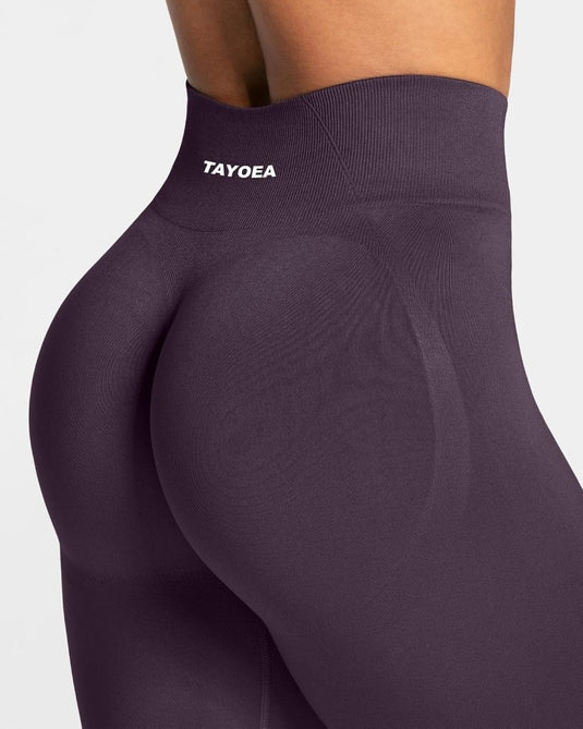 TAYOEA Compressie Sportlegging voor dames Yoga Lange Slim Fit Fitness Gymbroek Ondoorzichtige Scrunch Butt Yogabroek Naadloos Push-up Hoge taille Workout Fitness Jogging - happygetfit.com