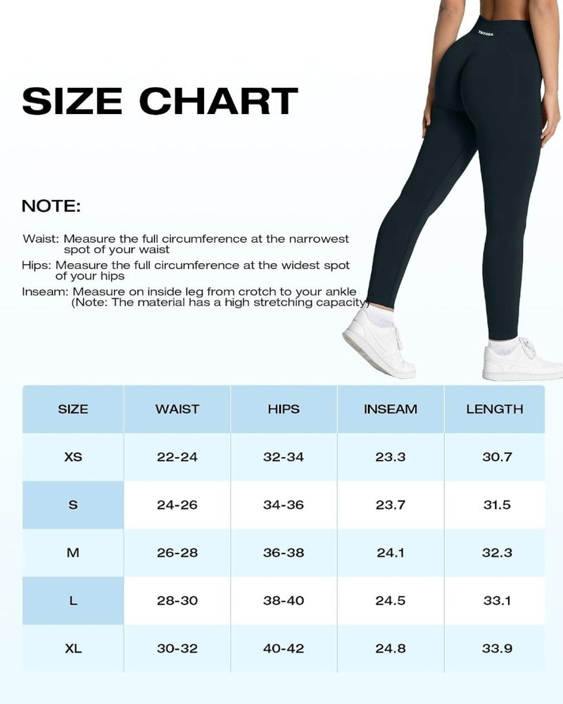 Load image into Gallery viewer, TAYOEA Compressie Sportlegging voor dames Yoga Lange Slim Fit Fitness Gymbroek Ondoorzichtige Scrunch Butt Yogabroek Naadloos Push-up Hoge taille Workout Fitness Jogging - happygetfit.com
