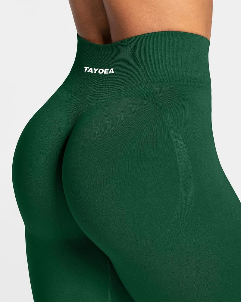 Load image into Gallery viewer, TAYOEA Compressie Sportlegging voor dames Yoga Lange Slim Fit Fitness Gymbroek Ondoorzichtige Scrunch Butt Yogabroek Naadloos Push-up Hoge taille Workout Fitness Jogging - happygetfit.com
