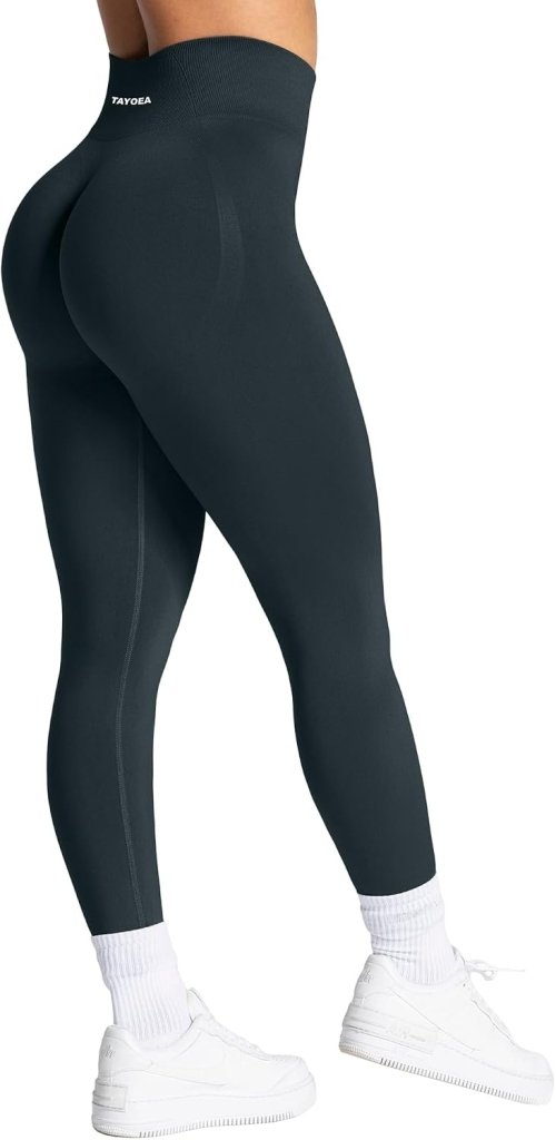 Load image into Gallery viewer, TAYOEA Compressie Sportlegging voor dames Yoga Lange Slim Fit Fitness Gymbroek Ondoorzichtige Scrunch Butt Yogabroek Naadloos Push-up Hoge taille Workout Fitness Jogging - happygetfit.com
