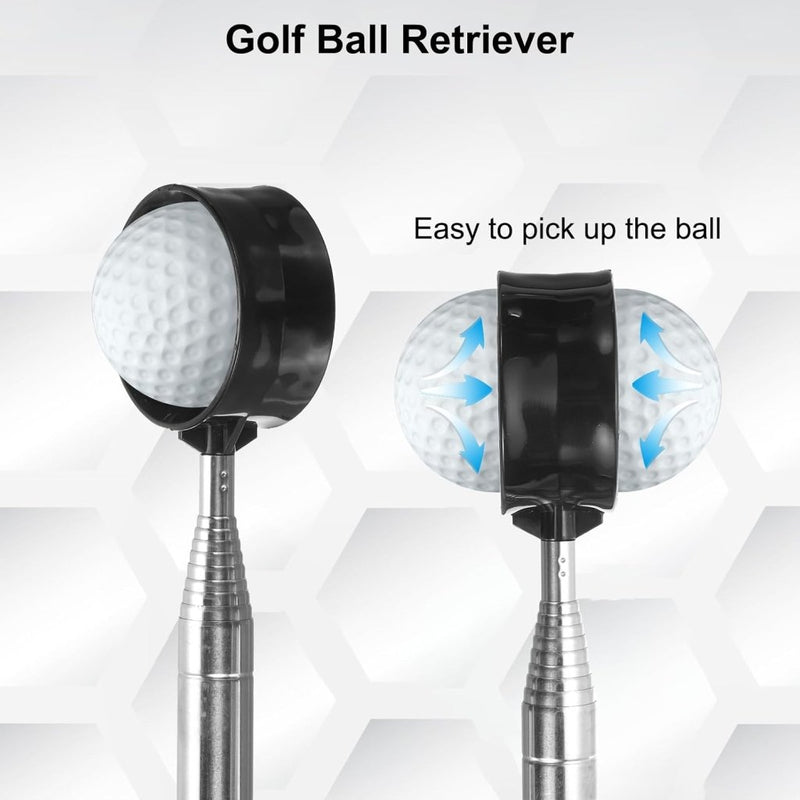 Chargez l'image dans la visionneuse de la galerie, Telescopische golfbal retriever 43-274 cm van roestvrij staal – golfbalvanger – golf accessoires - happygetfit.com
